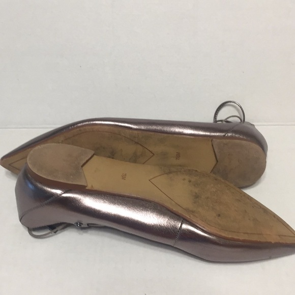 Halogen pointed Ballet flat Owen ghillie shoes 7.5 - Picture 4 of 7